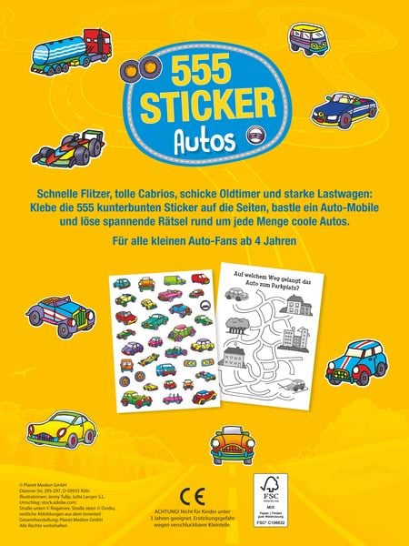 Produktbild: 555 Sticker Autos