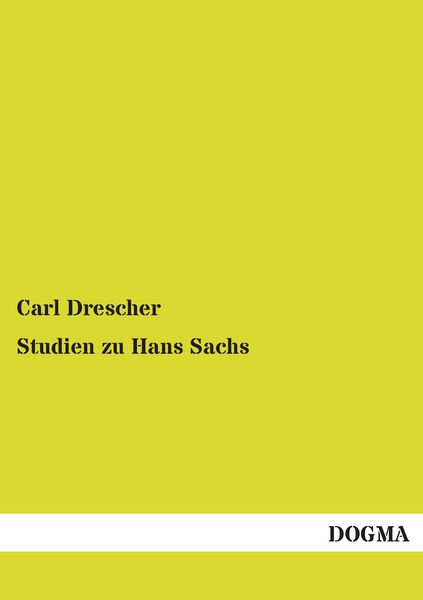 Produktbild: Studien zu Hans Sachs