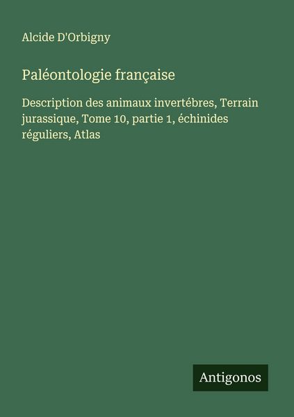 Produktbild: Pal&eacute;ontologie fran&ccedil;aise
