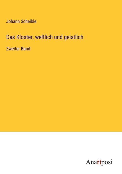 Produktbild: Das Kloster, weltlich und geistlich