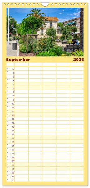 Produktbild: Familienplaner 2026 - Marseillan - Schmuckst&uuml;ck am Bassin de Thau mit 5 Spalten (Wandkalender, 21 x 45 cm) CALVENDO