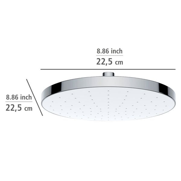 Produktbild: Regenduschkopf Automatic Cleaning &Oslash; 22,5 cm, Anti-Kalk Universal-Kopfbrause