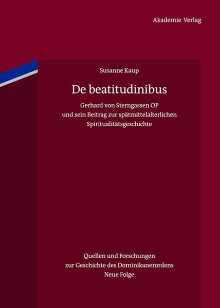 Produktbild: De beatitudinibus