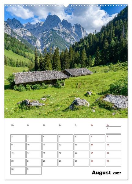 Produktbild: Berchtesgadener Land - Faszination zwischen Watzmann und K&ouml;nigssee (Wandkalender 2027 DIN A2 hoch), CALVENDO Monatskalender