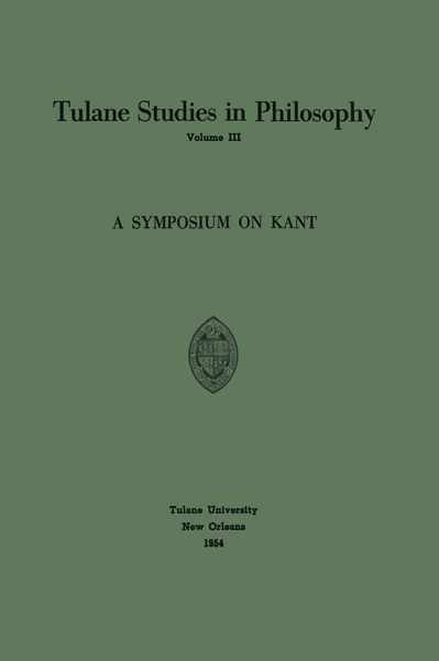 Produktbild: A Symposium on Kant