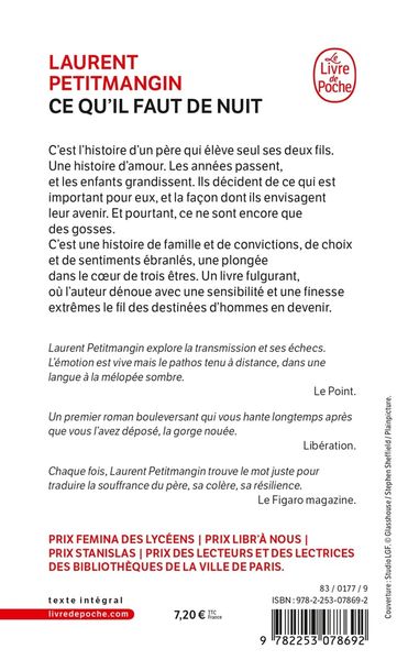 Produktbild: Ce qu'il faut de nuit