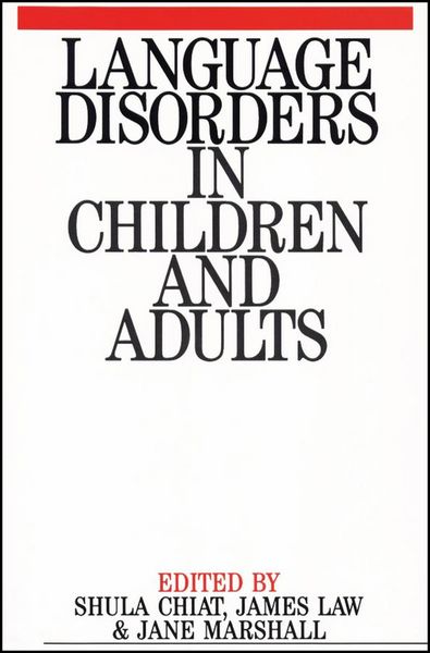 Produktbild: Language Disorders in Children and Adults