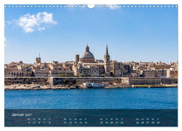 Produktbild: Malta entdecken Malta, Gozo, Comino (Wandkalender 2027 DIN A3 quer), CALVENDO Monatskalender