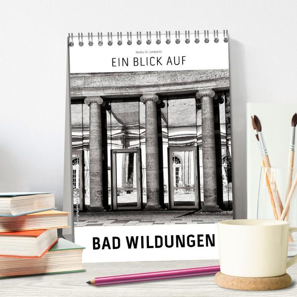 Produktbild: Ein Blick auf Bad Wildungen (Tischkalender 2026 DIN A5 hoch), CALVENDO Monatskalender