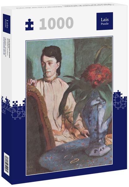 Produktbild: Lais Puzzle Edgar Germain Hilaire Degas - Sitzende Frau mit der Vase (Portr&auml;t der Mlle. E. Musson) 1000 Teile