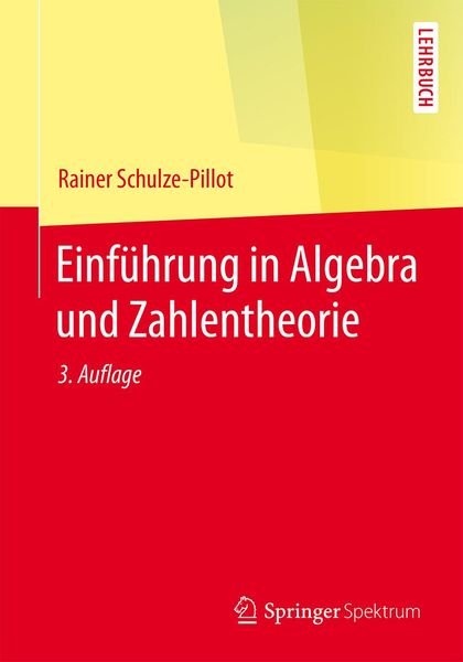 Produktbild: Einf&uuml;hrung in Algebra und Zahlentheorie