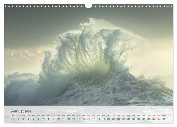 Produktbild: Melody of the waves (Wall Calendar 2026 DIN A3 landscape), CALVENDO 12 Month Wall Calendar