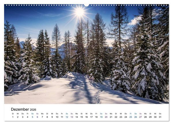 Produktbild: Ultental - Ein Jahr in Bildern (Wandkalender 2026 DIN A2 quer), CALVENDO Monatskalender