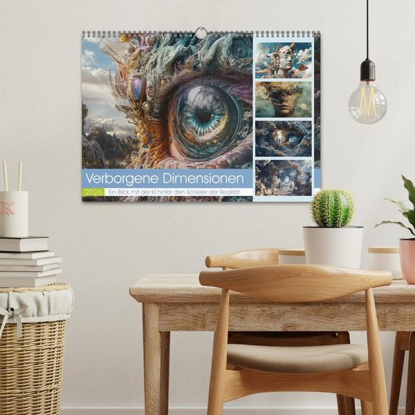 Produktbild: Verborgene Dimensionen (Wandkalender 2026 DIN A3 quer), CALVENDO Monatskalender