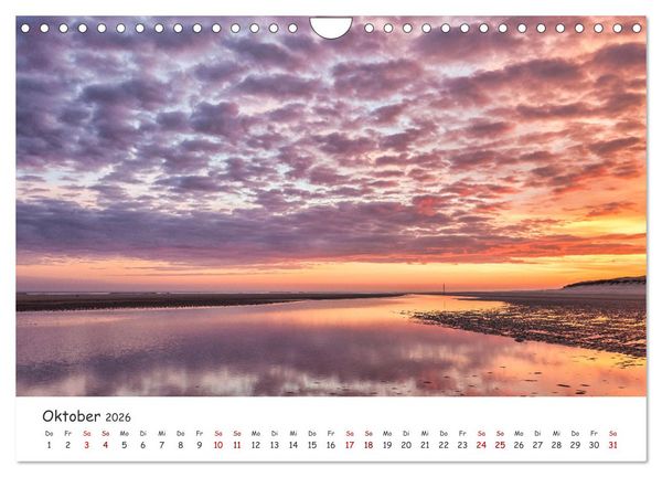 Produktbild: Sehnsuchtinsel Langeoog (Wandkalender 2026 DIN A4 quer), CALVENDO Monatskalender