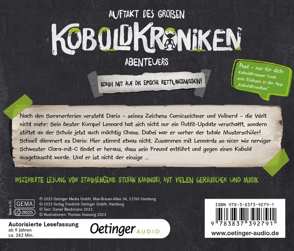 Produktbild: KoboldKroniken 1. Sie sind unter uns!