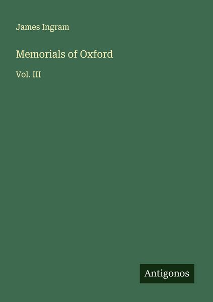 Produktbild: Memorials of Oxford