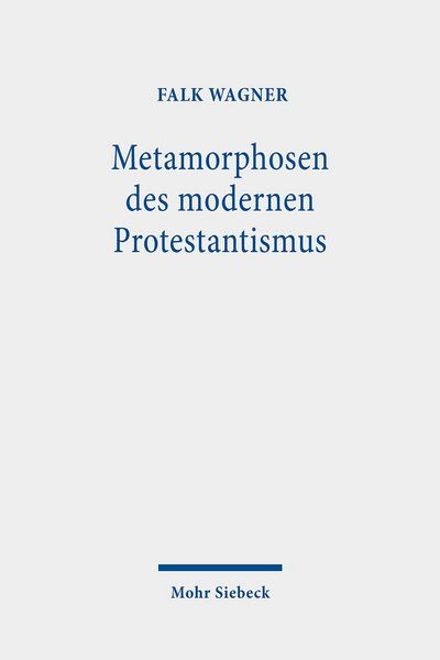 Produktbild: Metamorphosen des modernen Protestantismus
