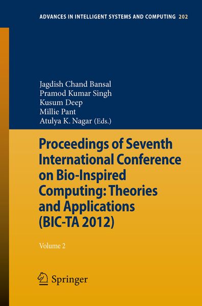Produktbild: Proceedings of Seventh International Conference on Bio-Inspired Computing: Theories and Applications (BIC-TA 2012)