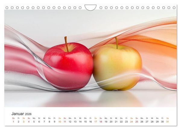Produktbild: Gartenkalender - Symphonie aus Obst und Fantasie (Wandkalender 2026 DIN A4 quer), CALVENDO Monatskalender