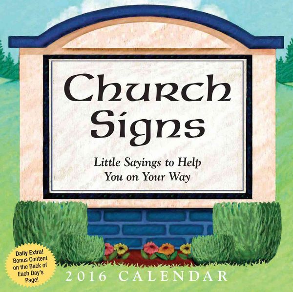 Produktbild: Church Signs Day-To-Day Calendar