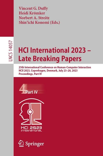 Produktbild: HCI International 2023 - Late Breaking Papers
