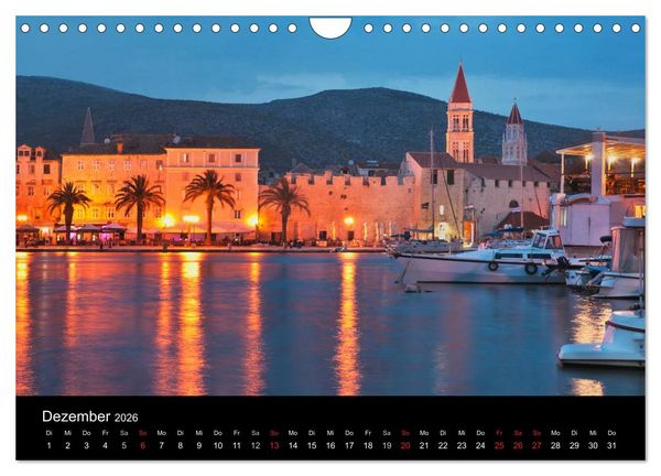 Produktbild: Gr&uuml;&szlig;e aus Kroatien (Wandkalender 2026 DIN A4 quer), CALVENDO Monatskalender