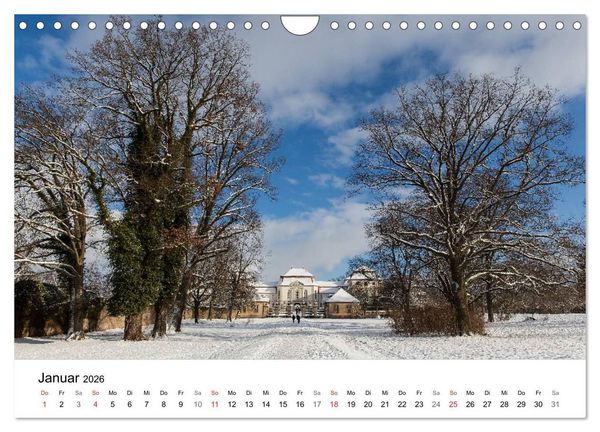 Produktbild: Fasanerie - sch&ouml;nstes Barockschloss Hessens (Wandkalender 2026 DIN A4 quer), CALVENDO Monatskalender