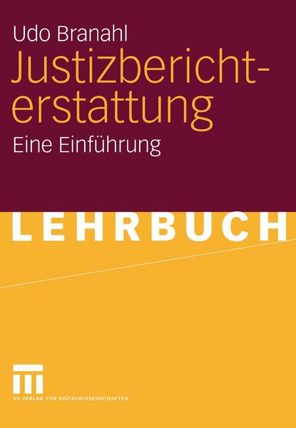 Produktbild: Justizberichterstattung