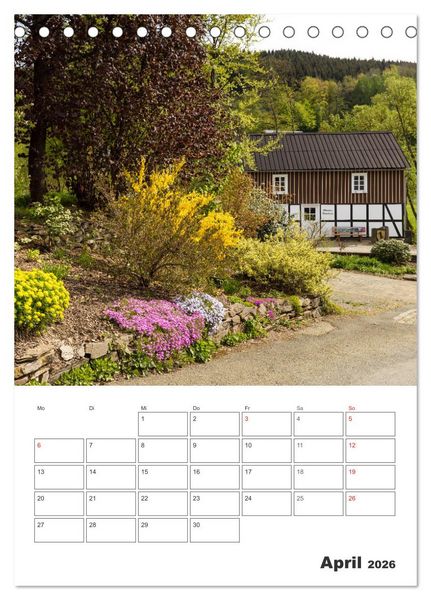 Produktbild: Wittgenstein &ndash; Eine Region mit beeindruckend sch&ouml;ner Landschaft (Tischkalender 2026 DIN A5 hoch), CALVENDO Monatskalender