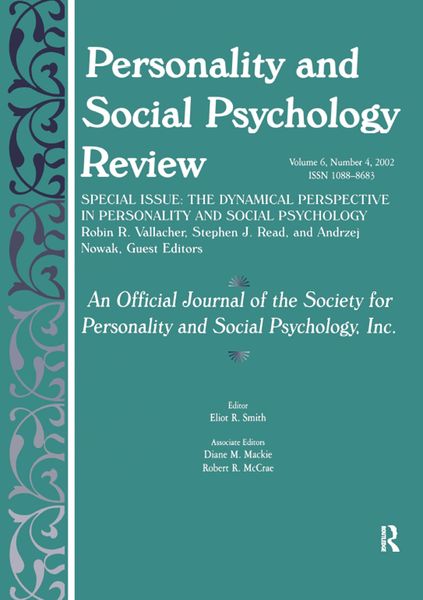 Produktbild: The Dynamic Perspective in Personality and Social Psychology