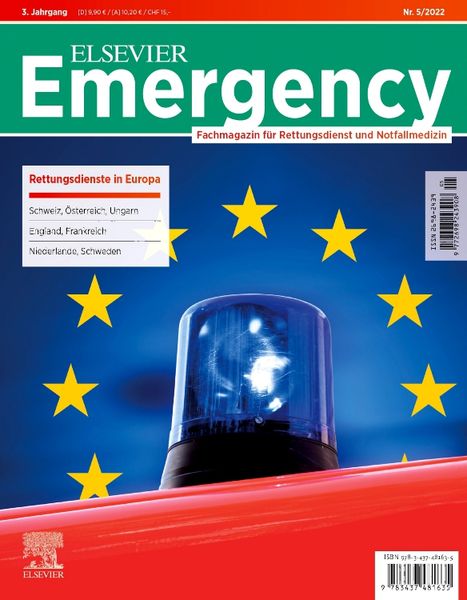 Produktbild: Elsevier Emergency. Rettungsdienst in Europa. 5/2022