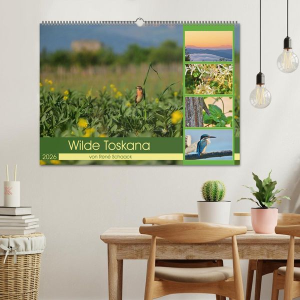 Produktbild: Wilde Toskana - von Ren&eacute; Schaack (Wandkalender 2026 DIN A2 quer), CALVENDO Monatskalender