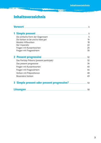 Produktbild: Klett 10-Minuten-Training Englisch Simple Present und Present Progressive 5. Klasse
