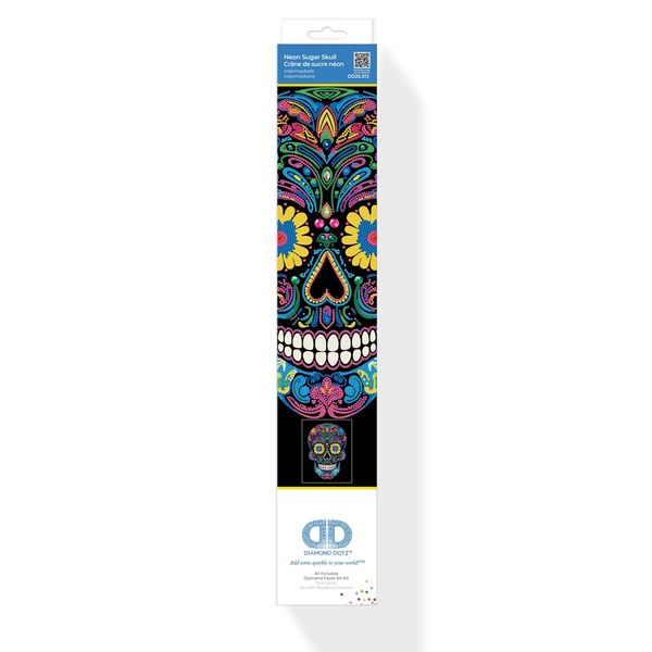 Produktbild: DIAMOND DOTZ - Diamond Painting Neon Totenkopf