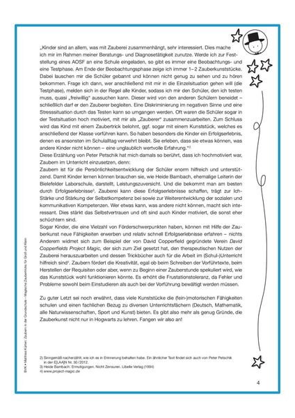 Produktbild: Zaubern in der Grundschule