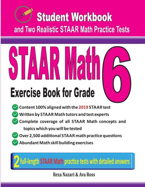 Produktbild: STAAR Math Exercise Book for Grade 6