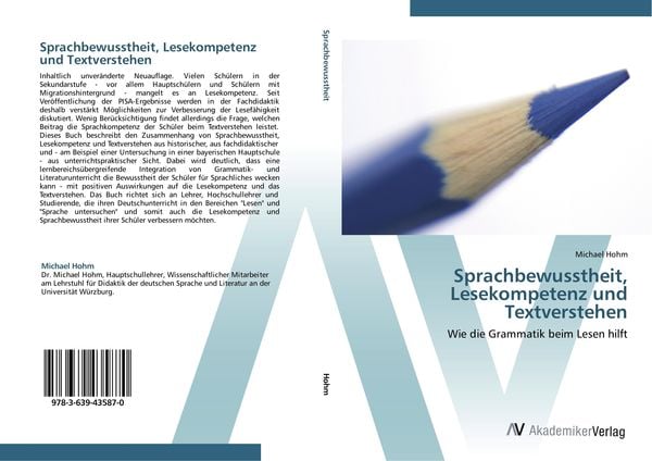 Produktbild: Sprachbewusstheit, Lesekompetenz und Textverstehen