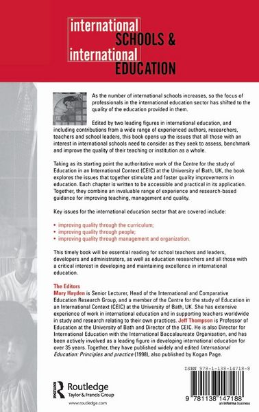 Produktbild: International Schools and International Education