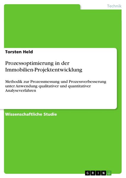 Produktbild: Prozessoptimierung in der Immobilien-Projektentwicklung