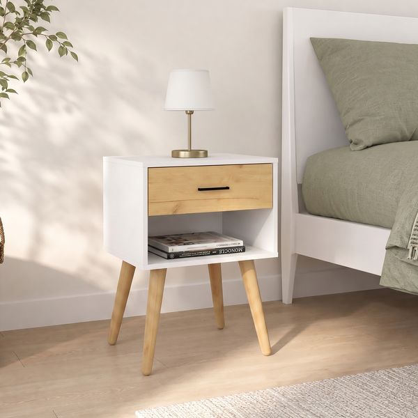 Produktbild: Nachttisch mit Schublade 45x30x56 cm Singol XL