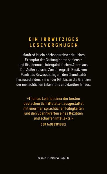 Produktbild: Manfred &ndash; Bekenntnisse eines Au&szlig;erirdischen
