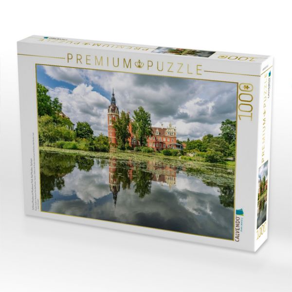 Produktbild: CALVENDO Puzzle Schloss Muskau im Muskauer Park, Bad Muskau, Sachsen | 1000 Teile Lege-Gr&ouml;&szlig;e 64x48cm Foto-Puzzle f&uuml;r gl&uuml;ckliche Stunden