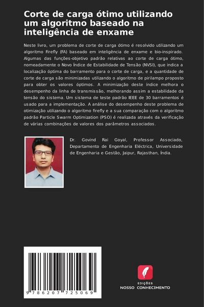 Produktbild: Corte de carga &oacute;timo utilizando um algoritmo baseado na intelig&ecirc;ncia de enxame