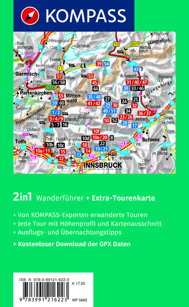 KOMPASS Wanderführer Naturpark Karwendel, 60 Touren