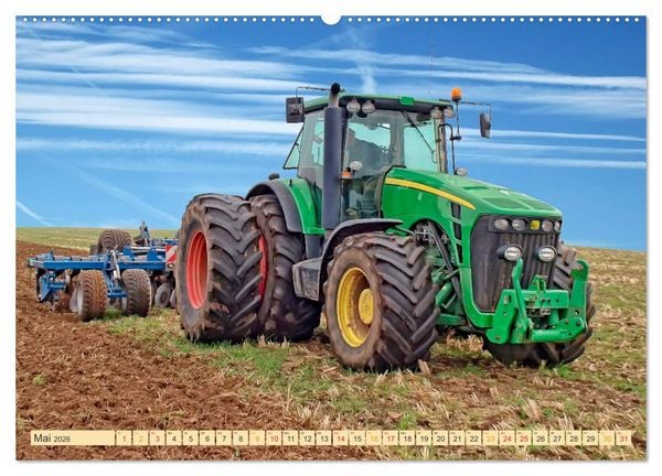 Produktbild: Traktoren - Giganten in der Landwirtschaft (hochwertiger Premium Wandkalender 2026 DIN A2 quer), Kunstdruck in Hochglanz