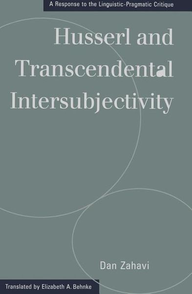Produktbild: Zahavi, D: Husserl and Transcendental Intersubjectivity