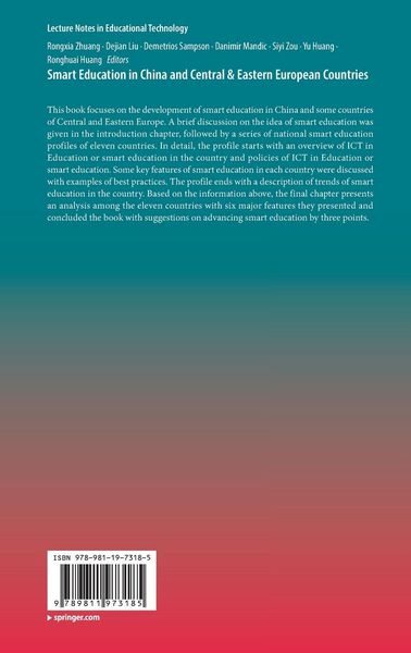 Produktbild: Smart Education in China and Central & Eastern European Countries
