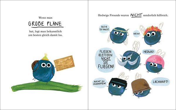 Produktbild: Hedwig will hoch hinaus - Eine Geschichte &uuml;ber den Glauben an sich selbst