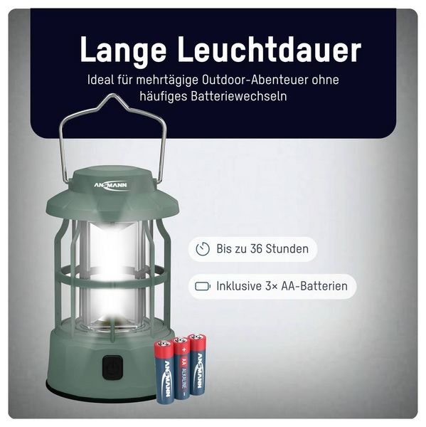 Produktbild: Ansmann 1600-0781 CL270B COB LED Camping-Leuchte 270lm